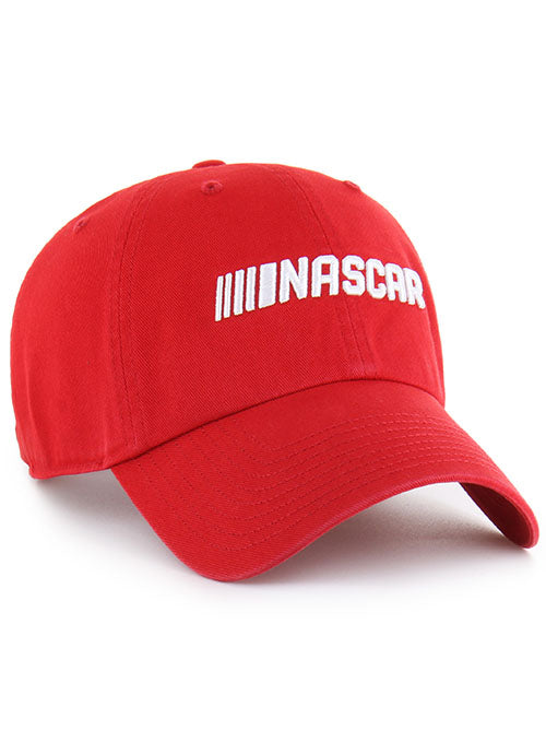 NASCAR Clean Up No Loop Label Hat - Red - Angled Right Side View