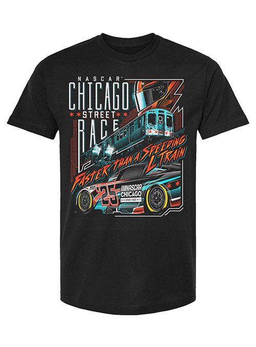 NASCAR Chicago Street Race L Train T-Shirt | Pit Shop Official Gear