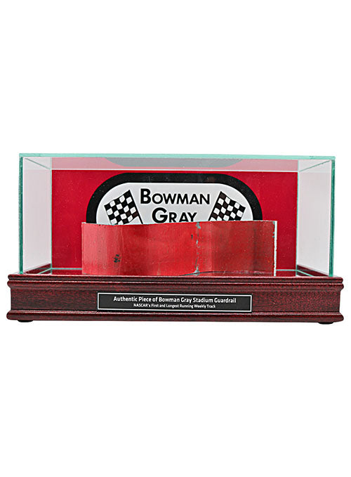 Bowman Gray Stadium Long Desktop Display Case with Authentic Piece of ...