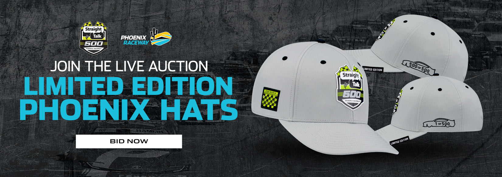 Join The Live Auction Limited Edition Phoenix Hats BID NOW
