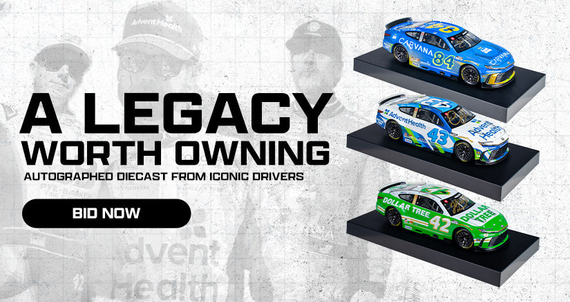 A Legacy Worth Owning Autographed Diecast Auction From Iconic Drivers BID NOW