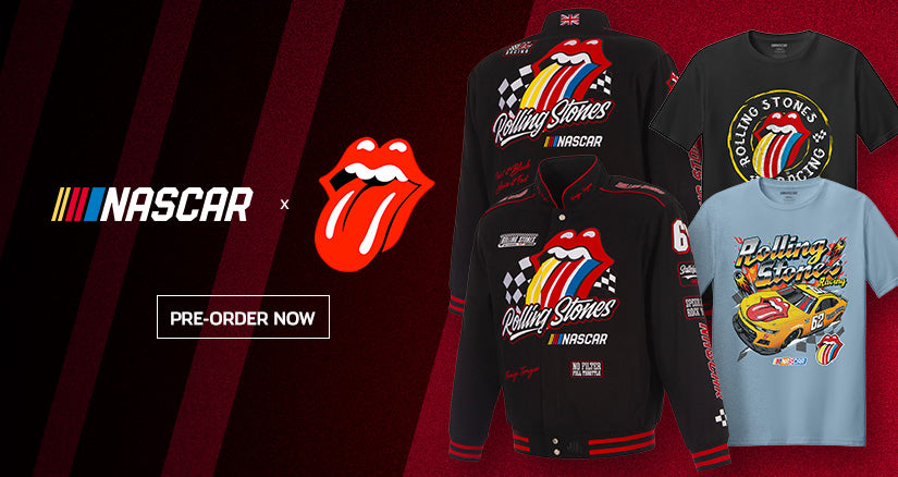 NASCAR X ROLLING STONES PRE-ORDER NOW