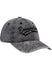 Ladies Bowman Gray Stadium Denim Track Hat in Grey - Front Right View