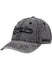 Ladies Bowman Gray Stadium Denim Track Hat in Grey - Front Left View