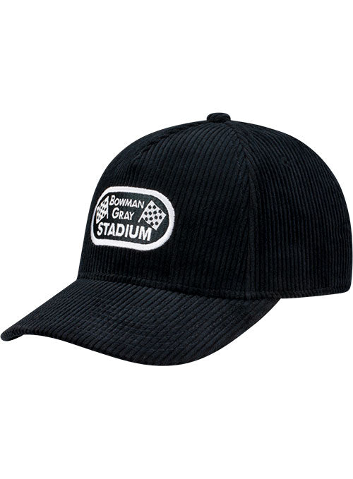 Bowman Gray Stadium Corduroy Hat - Angled Left Side View