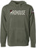 2026 Bowman Gray Madhouse Hoodie in green - Front View