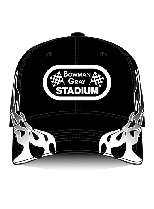 Bowman Gray Stadium Youth Flames Hat - Front View