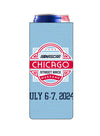2024 Chicago Street Race Slim 12 oz Can Cooler
