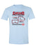 Chicago Street Race Track Outline T-Shirt in Blue - Front View