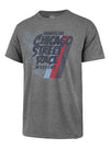 47 Brand Chicago Street Race Scrum Tee in Grey - Front View