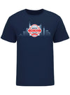 2023 Chicago Street Race Ghost Car T-Shirt in Blue - Front View