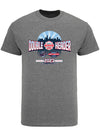 2023 Chicago Street Race Double Header in Grey - Front View T-Shirt