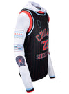 2023 Chicago Street Race Sublimated Firesuit Hooded Long Sleeve T-Shirt - Angled Right Side View