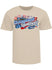 2026 Chicagoland Speedway Event T-Shirt in Tan - Front View