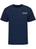 2026 Chicagoland Speedway Ghost Car T-Shirt in Blue - Front View