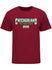 2026 Chicagoland Speedway Triple Header T-Shirt in red - Front View