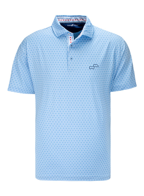 NASCAR Chicago Street Race Horn Legend Motif Polo