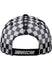Chicago Street Race Checkered Hat in White and Black - Back VIew