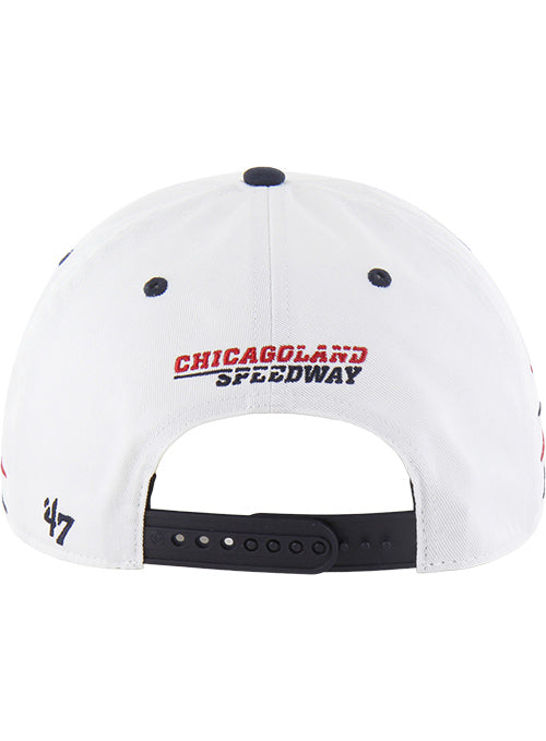 Chicagoland Diamond Cut Hitch Hat by 47 Brand in White - Back Side View