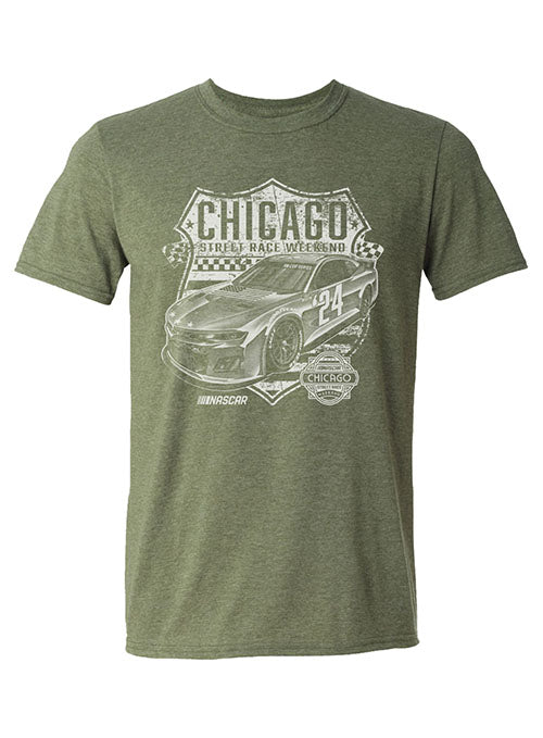 Chicago Street Race Americana T-Shirt - Front View