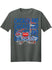 Chicagoland Speedway Tailgate T-Shirt in Grey - Front view