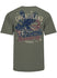 Chicagoland Speedway Americana T-Shirt in Green - Back View