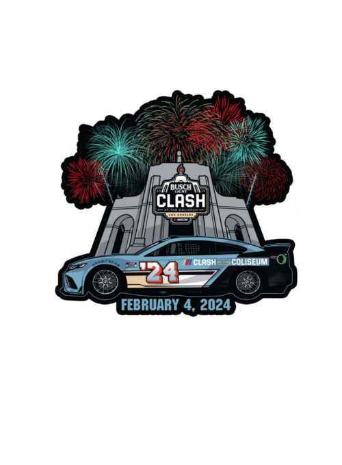 2024 Clash at the Coliseum Layered Firework Hatpin