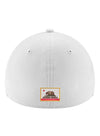 Clash 39thirty New Era Flex Hat in White - Back View