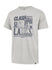 2024 Clash at the Coliseum Stats T-Shirt in Grey - Front View