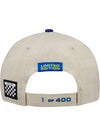 2024 Goodyear 400 Limited Edition Auction Hat #1 in Tan and Blue - Back View