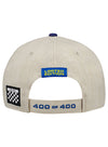 2024 Goodyear 400 Limited Edition Auction Hat #400 in Tan and Blue - Back View