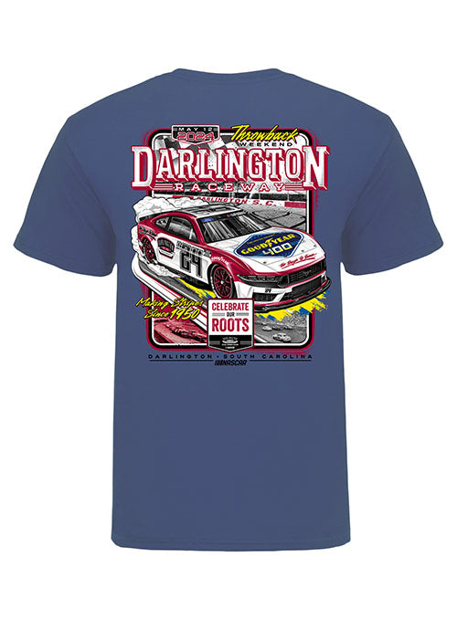 2024 Darlington Event T-Shirt in Blue - Back View