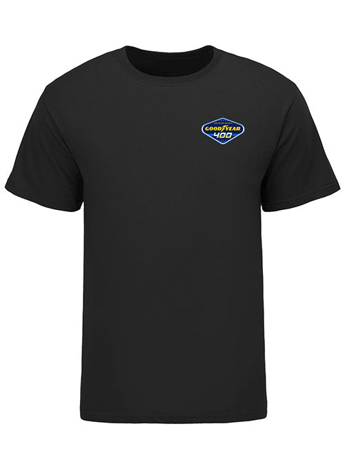 2024 Darlington Ghost Car T-Shirt in Black - Front View