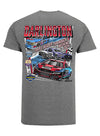 2024 Darlington Triple Header T-Shirt in Grey - Back View