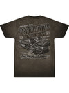 2026 Darlington Raceway Ghost Car T-Shirt in brown - back view