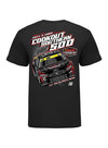 2023 Cookout Southern 500 Ghost Car T-Shirt in Black - Back View