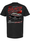 2026 Darlington Raceway Cook Out Southern 500 Ghost Car T-Shirt in Black - Back View