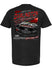 2026 Darlington Raceway Cook Out Southern 500 Ghost Car T-Shirt in Black - Back View