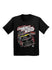 2023 Youth Cookout Southern 500 Ghost Car T-Shirt in Black - Front View