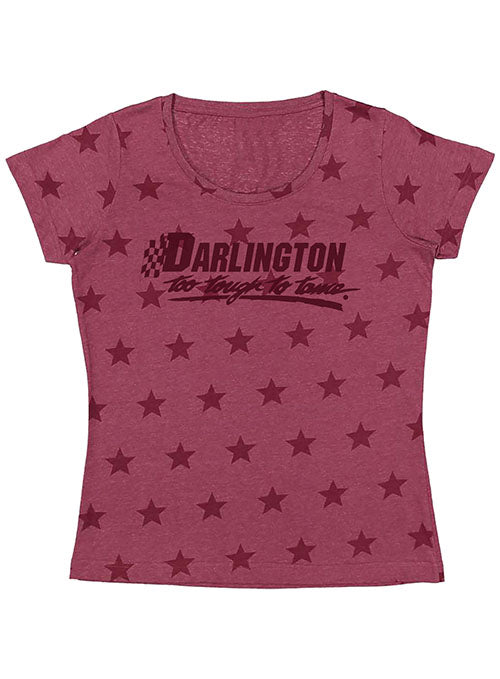 Ladies Darlington Too Tough To Tame T-Shirt in Red - Front View