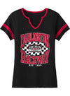 Ladies Darlington Collegiate Checkered T-Shirt