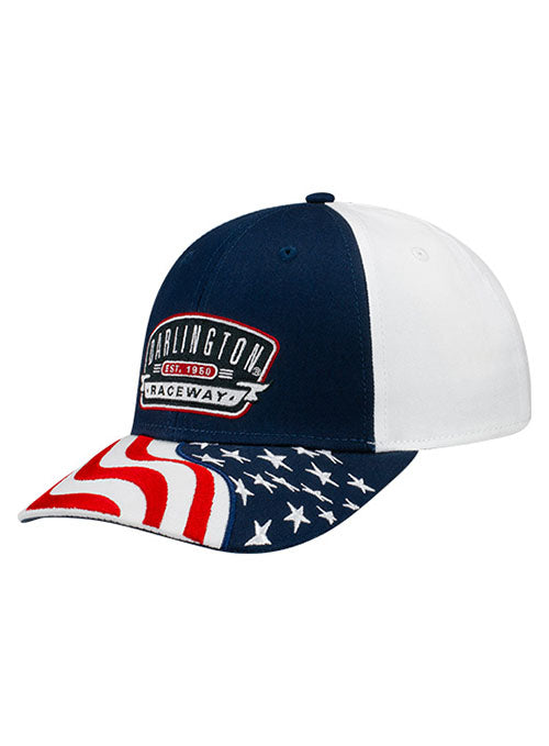 Darlington Raceway Stars and Stripes Hat - Angled Left Side View