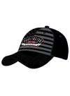 Darlington Tonal Americana Hat in Black and Grey - Angled Left Side View