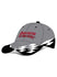 Darlington Checkered Stripes Hat in Grey - Angled Left Side View