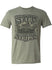 Darlington Stars and Stripes T-Shirt in Green - Front View