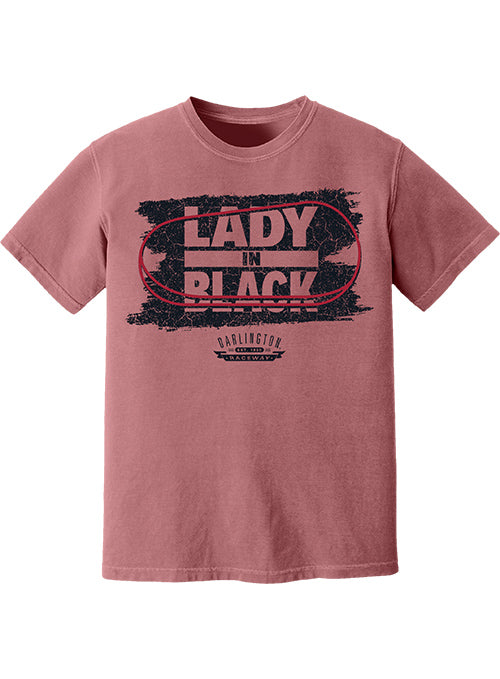 Darlington Raceway Lady in Black T-Shirt