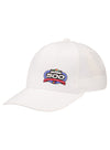 2024 Ladies Daytona 500 Performance Hat in White - Angled Left Side View