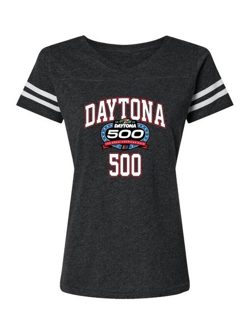 2024 Ladies Daytona 500 Collegiate Jersey T-Shirt