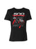 2024 Ladies Daytona 500 Ghost Car T-Shirt in Black - Front View