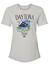 2026 Ladies Daytona 500 Flower Helmet T-Shirt